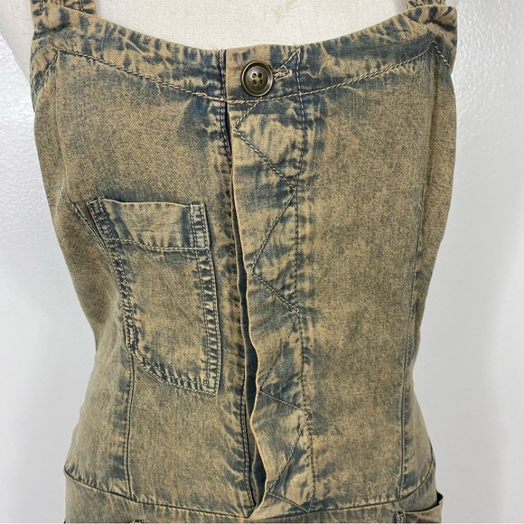 Free People Tencel Washed Apron Dress Sz XS - Picture 5 of 11